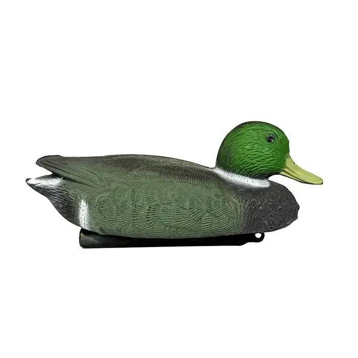 Canard flottant en PE moulé par soufflage, leurre de chasse, ornement aquatique décoratif pour étang