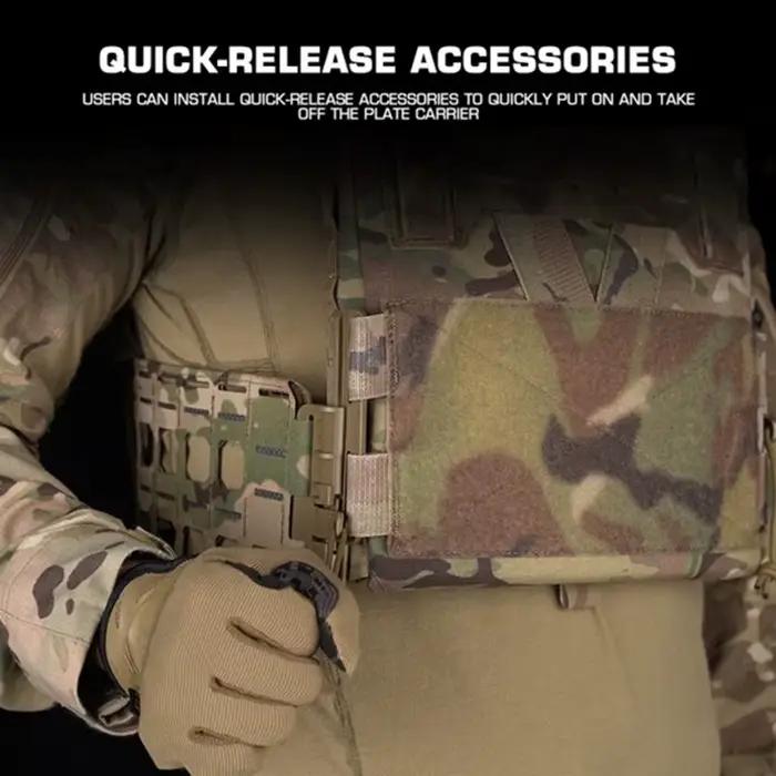 Kit de boucles Quick Release pour gilet tactique chasse - Cummerbund plate carrier MOLLE