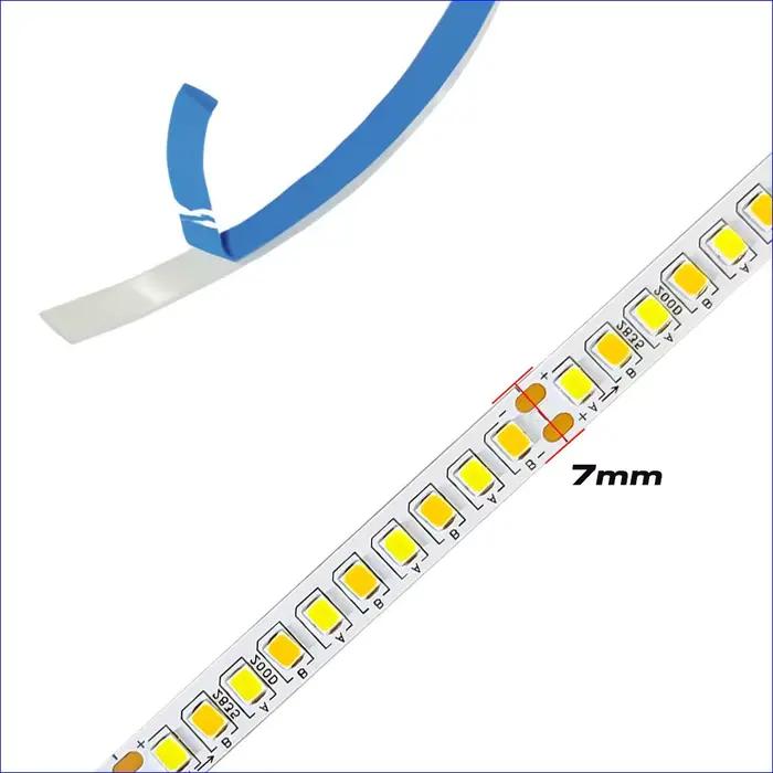 Bande LED double couleur 5 mètres, pour la réparation des lustres, ruban LED