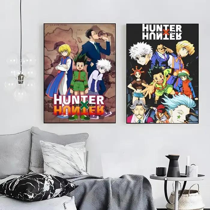 Affiche murale Anime H-Hunter x Hunter, impression artistique adaptée au salon, chambre à coucher, bar, salon, décoration de la maison, cadeau