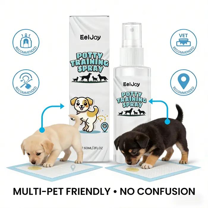 Spray d'entraînement aux toilettes pour chiens
