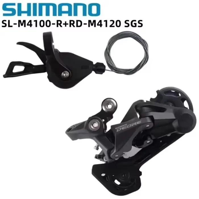 Shimano Deore M4100 Mini groupe 2x10 v/11 v levier de vitesse RD-M4120 M5120 dérailleur arrière à longue Cage pour ensem