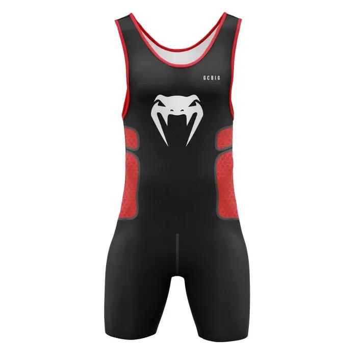Nouveaux hommes Performance lutte Singlet costume vêtements de sport ensembles de course boxe PowerL