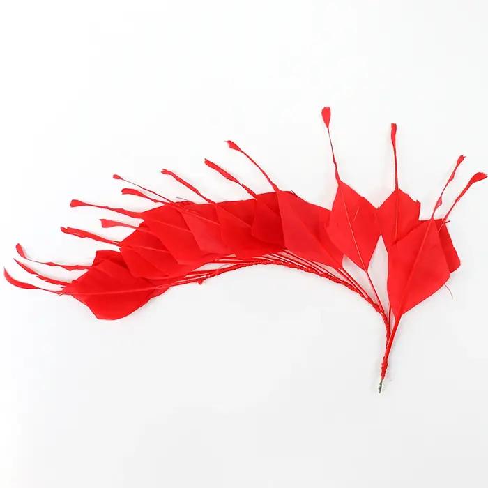 Plume d'Oie Naturelle Teinte Colorée, Bijoux de ix, Accessoire de Coiffure, Artisanat, Décoration de
