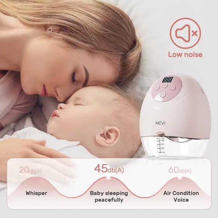 Tire-lait portable NCVI, tire-lait mains libres, 3 modes et 9 niveaux, batterie rechargeable ultra s