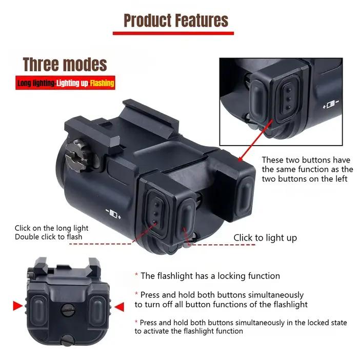 Lampe torche tactique AK-SD pour armes AK47 AK74