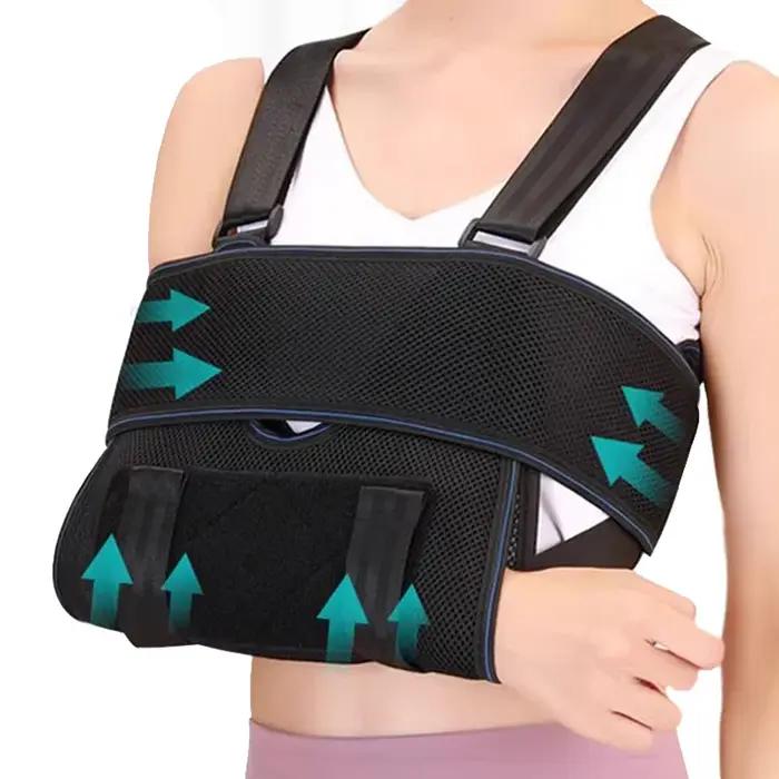 Attelle d'épaule transparente pour immobilisation et soulagement de la douleur occasion fracture entorse blessure récupération convalescence sportive cadeau pour femme homme