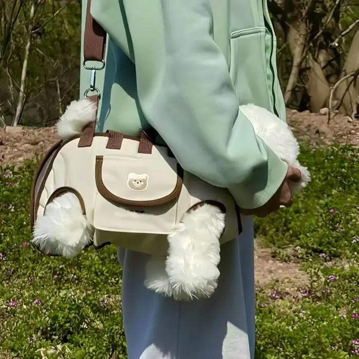 Sac à dos de transport pour chien réglable