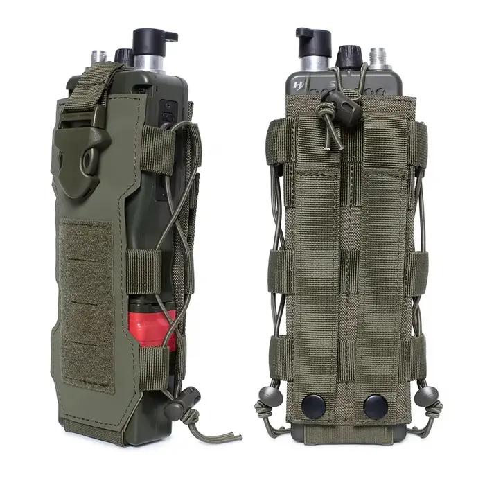 Pochette Molle pour gourde et radio, étui ceinture polyvalent chasse randonnée équipement tactique