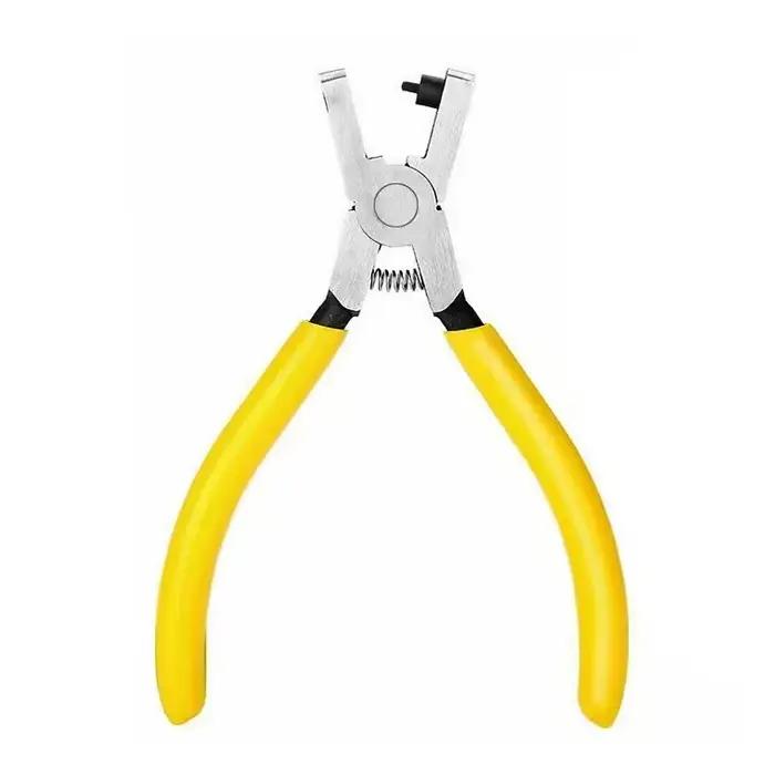 Poinçon en cuir outils en cuir multifonctionnel ordinaire en acier au carbone perforateur de ceintur