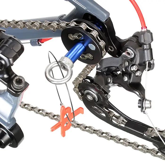 Rouleau de support de maintien de chaîne de vélo de route, outils de nettoyage de chaîne de vélo, te