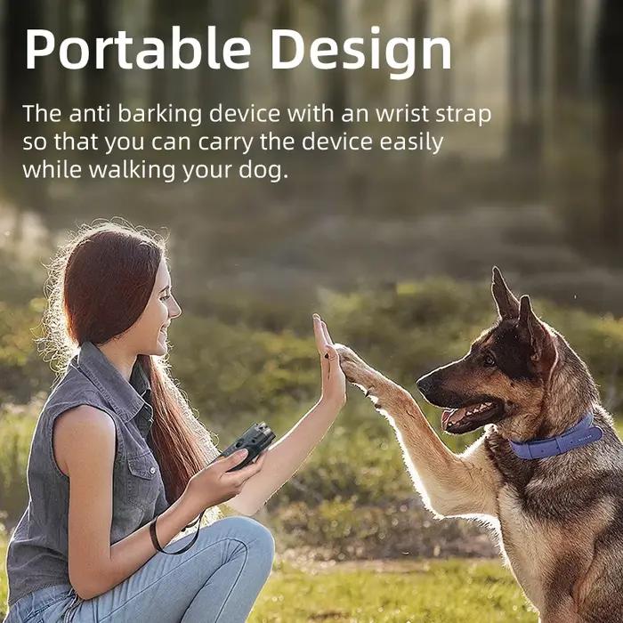 ROJECO 2 en 1 dispositif d'entraînement et Anti-aboiement répulsif ultrasonique pour chiens avec lampe de poche