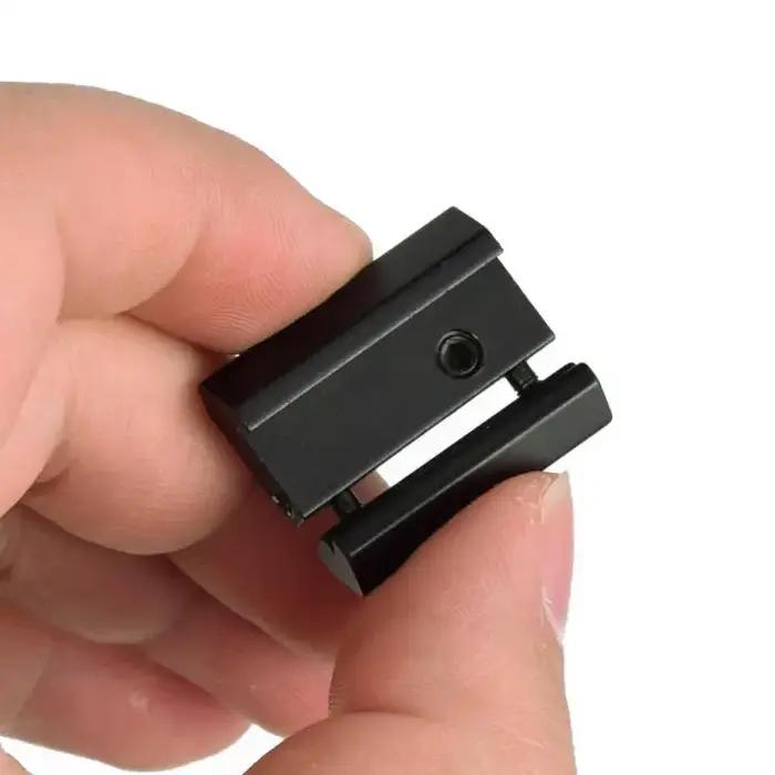 Adaptateur rail 11-20mm dovetail vers Picatinny - Monture universelle pour viseurs et accessoires de chasse