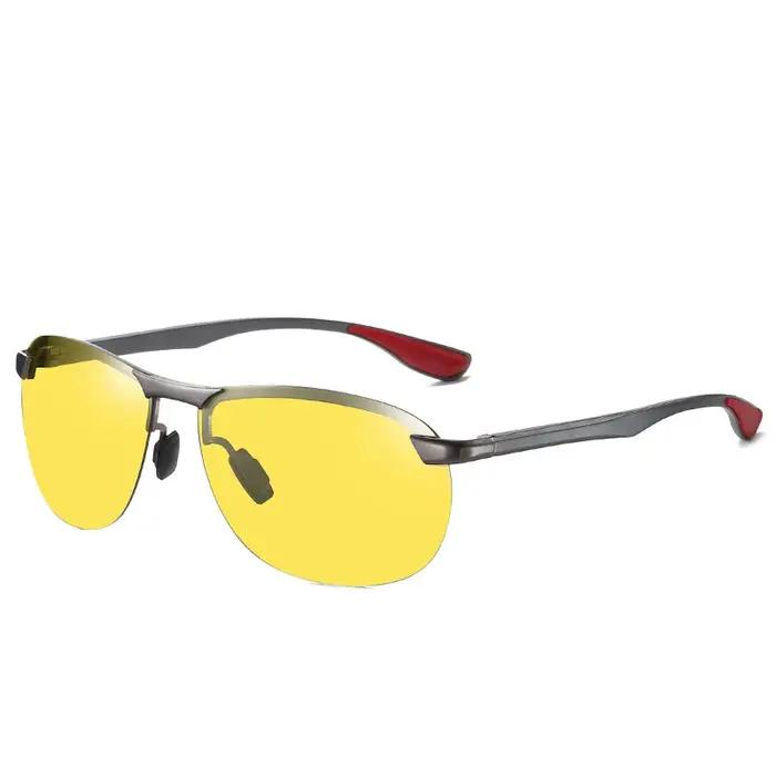 Nouveau aluminium magnésium lunettes de soleil lunettes polarisées hommes conducteurs sport Cycliste
