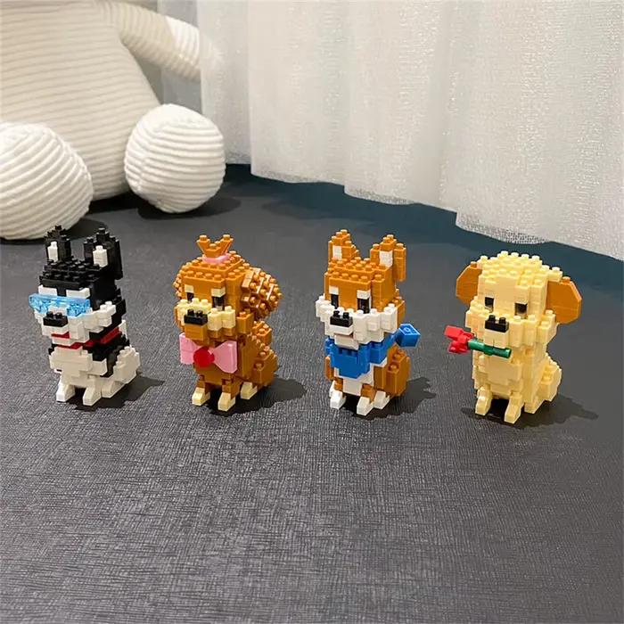 Micro mini blocs de construction pour chien de compagnie