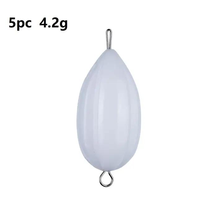 5 pièces/lot 4.2g 5.5g coulage lent ou flottant eau lancer aide aide pêche flotteur bombarde Bobber