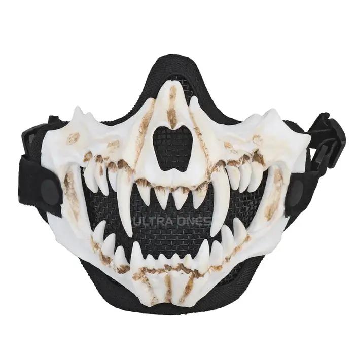 Tactical Half-face Steel Mesh Mask Airsoft Paintball Wargame Protective Masks Sh