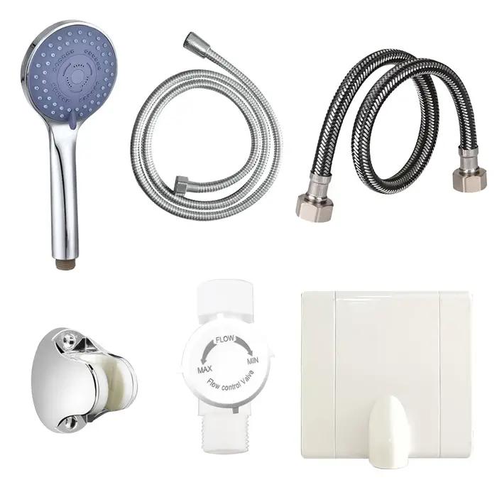 Accessoires de Protection de sécurité chauffe-eau électrique sans chocs, interrupteur d'air mural Anti-électrique, valve de régulation de débit de tuyau d'eau