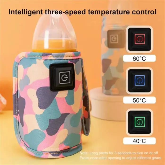 Chauffe-eau à lait USB, poussette de voyage, sac isolé, chauffe-biberon pour bébé, fournitures sûres