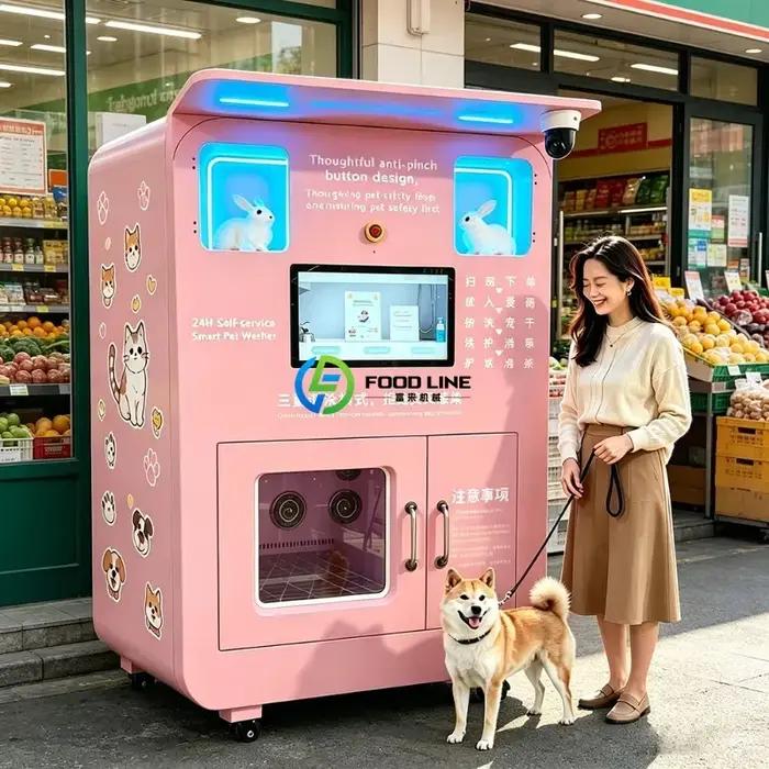 Équipement commercial de lavage de chiens en libre-service : une expérience de toilettage pour animaux de compagnie pratique et tout-en-un