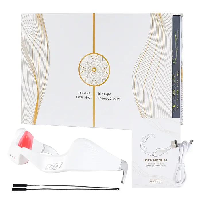 Masseur oculaire à lumière rouge pour soulager la fatigue oculaire et réduire les rides pour usage quotidien et occasions spéciales