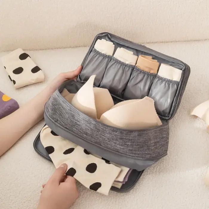 Sac de rangement portable pour vêtements et sous-vêtements étanche avec poignées solides pour voyageurs et organisateurs de garde-robe occassions spéciales