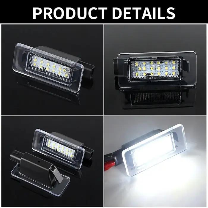 Lampe LED Canbus pour plaque d'immatriculation, 2 pièces, pour Nissan Serena C27 Altima Suzuki Landy