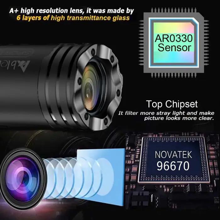 Caméra d'action 4K pour chasse et activités de plein air avec support Wi-Fi et applications pour photos et vidéos de haute qualité