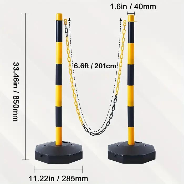 Cônes de signalisation routière jaunes et noirs avec bases rechargeables pour contrôle du trafic et événements publics sécurité durableUsageId