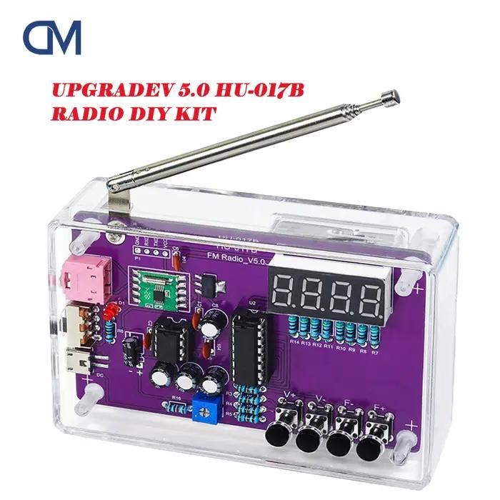 Kit Radio FM à monter soi-même, module RDA5807S, soudage, affichage numérique, fréquence réglable 87-108MHz, pour bricoleurs électroniques et amateurs de musique