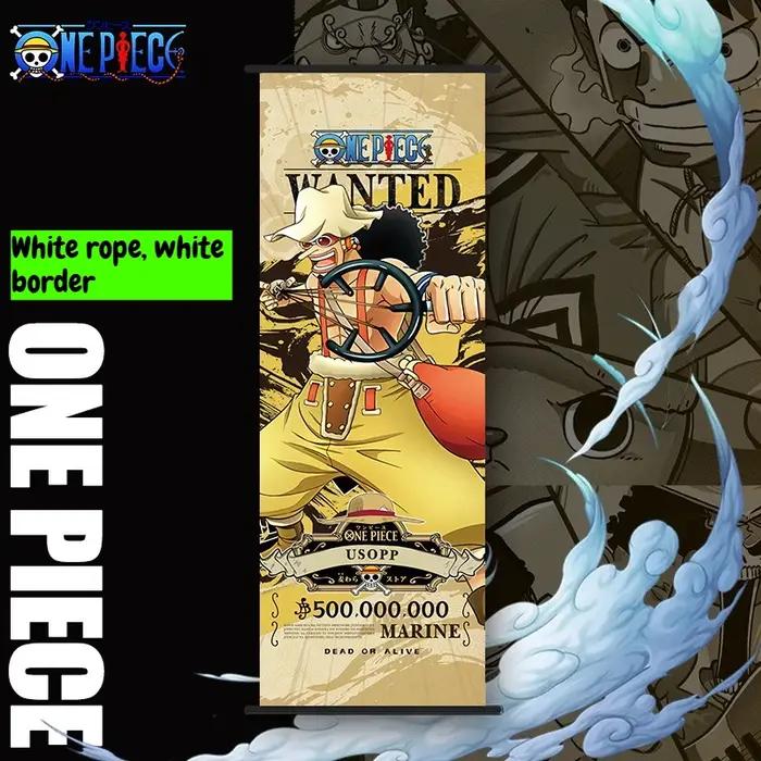 Nouveau une pièce longue mur défilement dessin animé singe D. Luffy