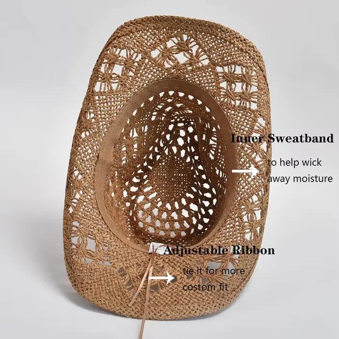 Chapeau de paille tissé à la main d'été pour femmes, décoration de coquille, chapeau de soleil de pl