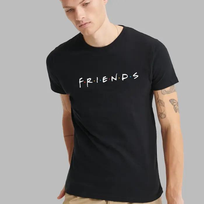 T-shirt à manches courtes et col rond pour hommes