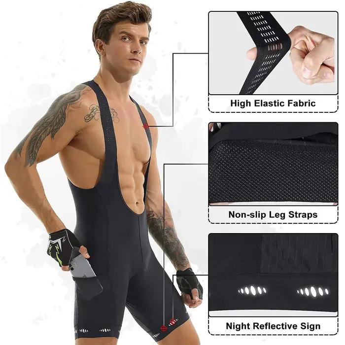 X-tiger – cuissard de cyclisme avec poche UPF 50+, short de vélo pour hommes, en Polyester à séchage