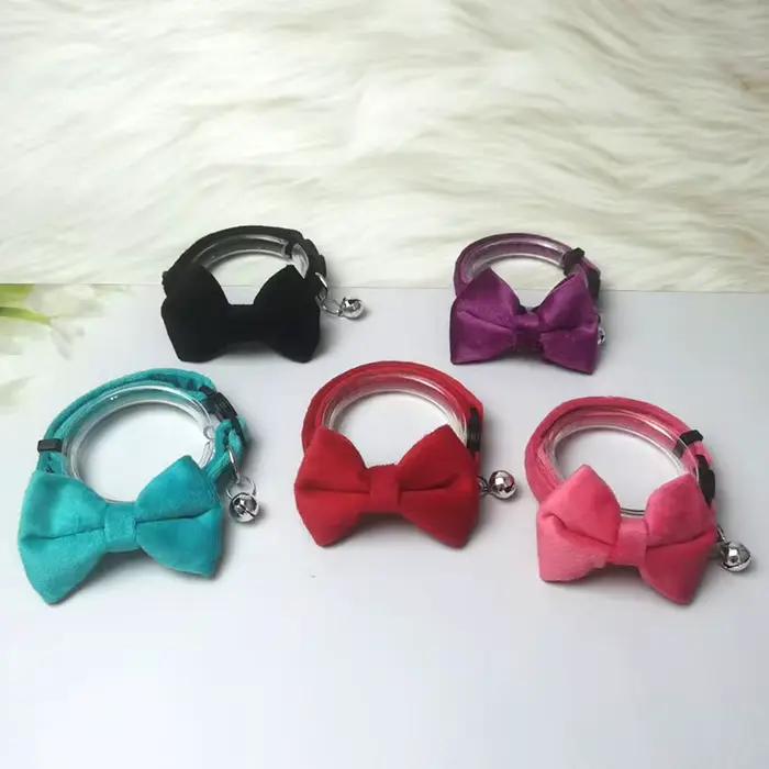 Collier pour animaux de compagnie en velours