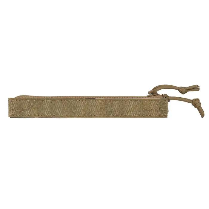 Poche administrative tactique avec fermeture éclair et attache Velcro pour porte-plaque MBAV Crye AVS