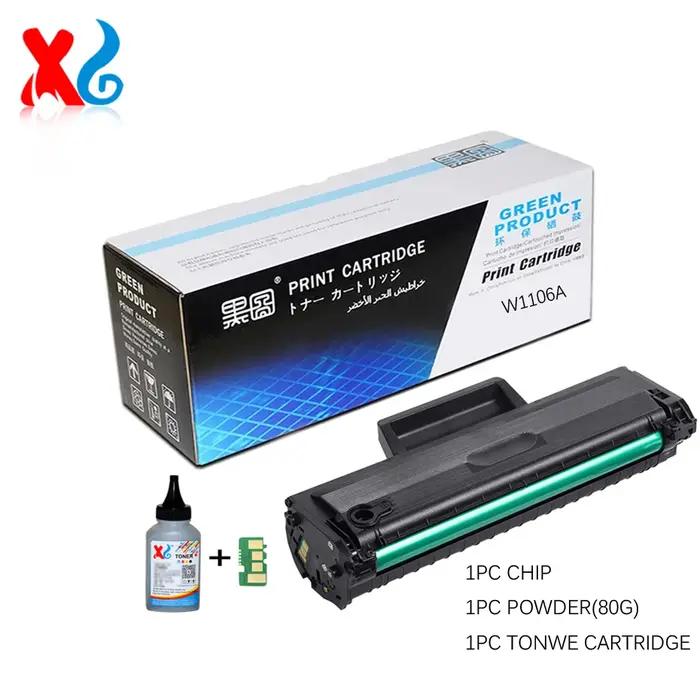 Cartouche de Toner 106A W1106A pour HP Laser 107a 107r 107w MFP 135a 135r 135w 137fnw BK 1K 2K 3K 5K avec puce