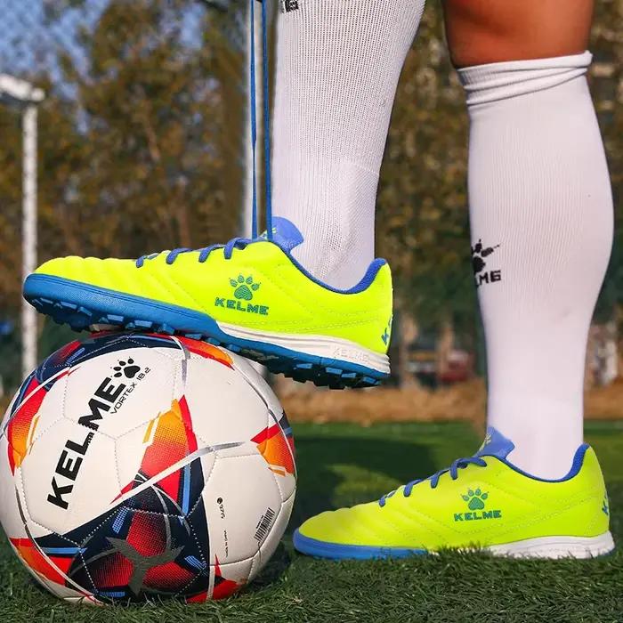 Chaussures de football Kelme Tf Broken Nail pour adultes et jeunes, antidérapantes, pour gazon artif