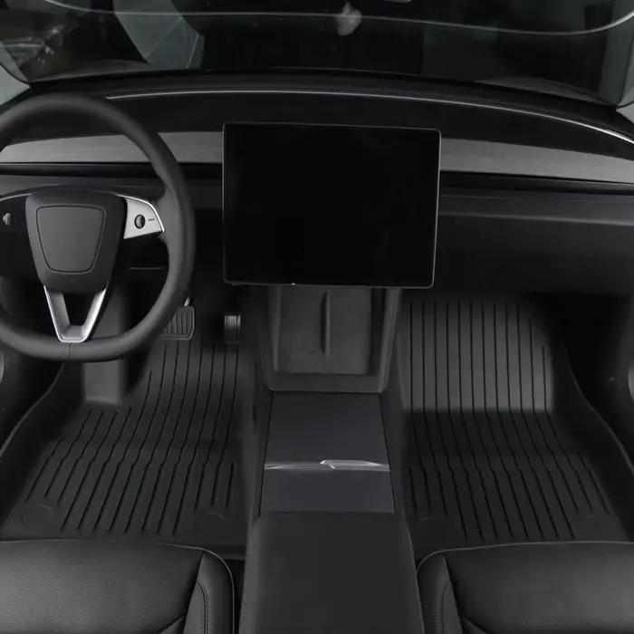 Tapis de sol TPE durables et imperméables pour Tesla New Model 3 Highland 2026-2024