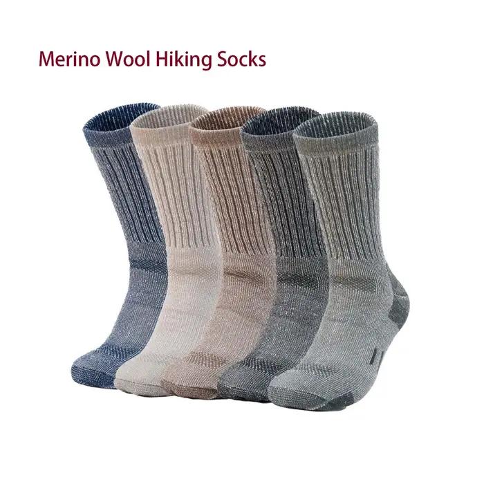 Chaussettes chasse merino homme 4 paires - Chaussettes techniques hiver épaisseur confort randonnée