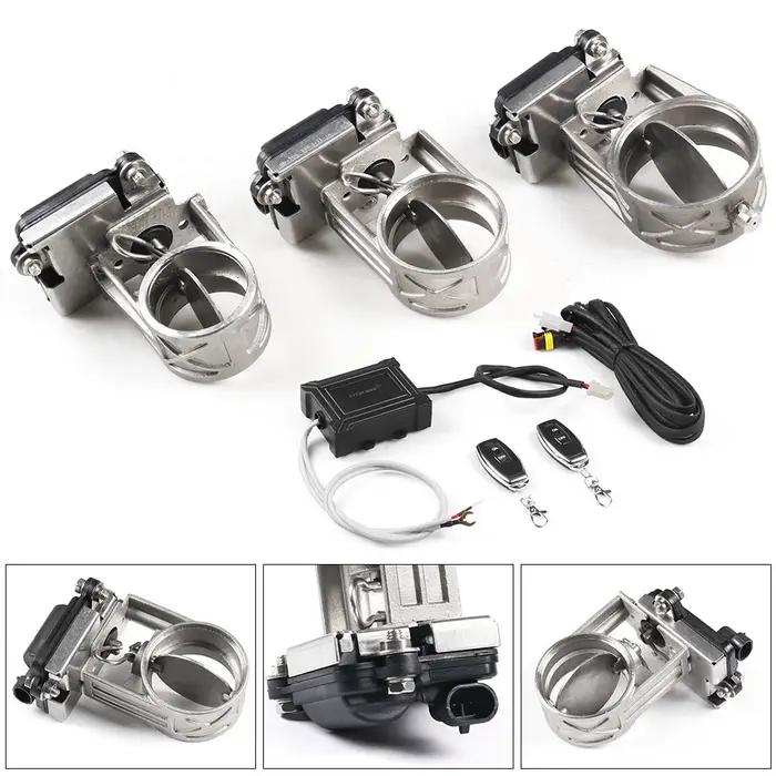 Valve de contrôle d'échappement 51MM 60MM 63MM 76MM, Valve de coupure d'échappement, unité de vanne