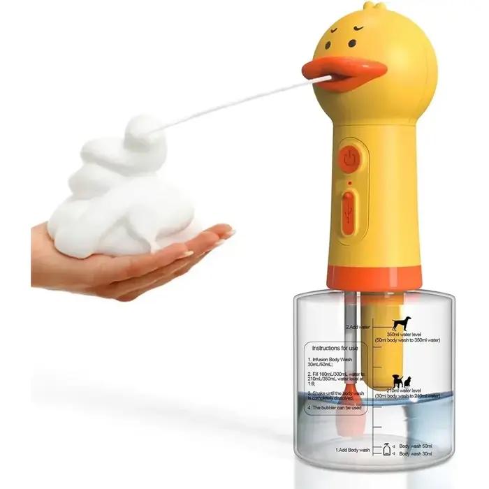 Distributeur électrique de shampoing pour chien