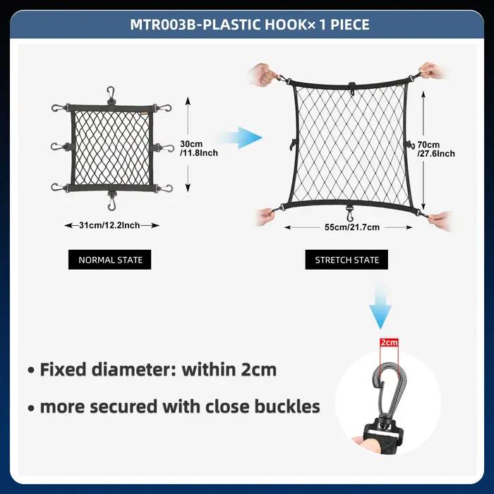 Rhinowalk – filet de support de casque de moto