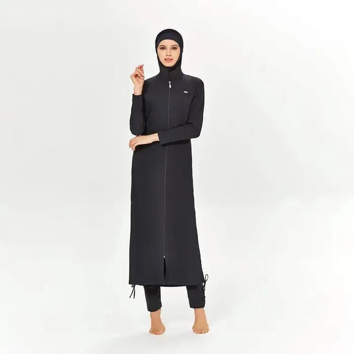 3 pièces musulman modeste Burkini Femmes maillots de bain maillot