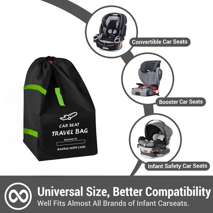 Sac à poussière universel pour poussette de bébé, sac de voyage pour landau avec ceinture initiée, a