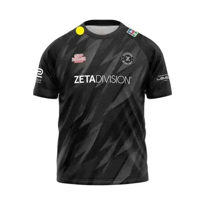 Été décontracté e-sports Zeta Division équipe maillot identité à manches courtes t-shirt hommes haut pour femme surdimensionné séchage rapide tissus t-shirts