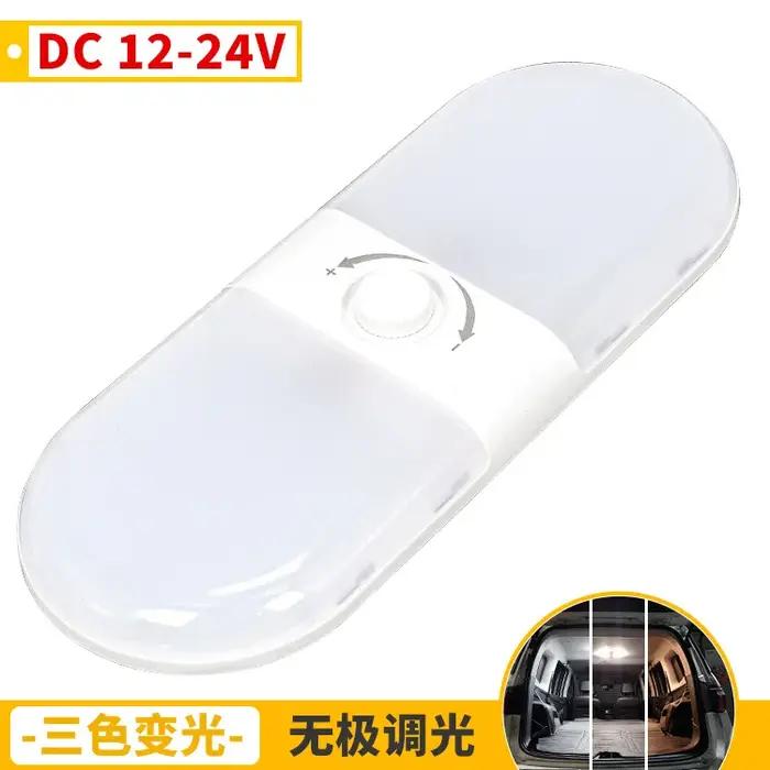 Mettre en évidence la lumière Variable avec trois couleurs RV LED plafonnier sans électro gradation cabine lampe de lect