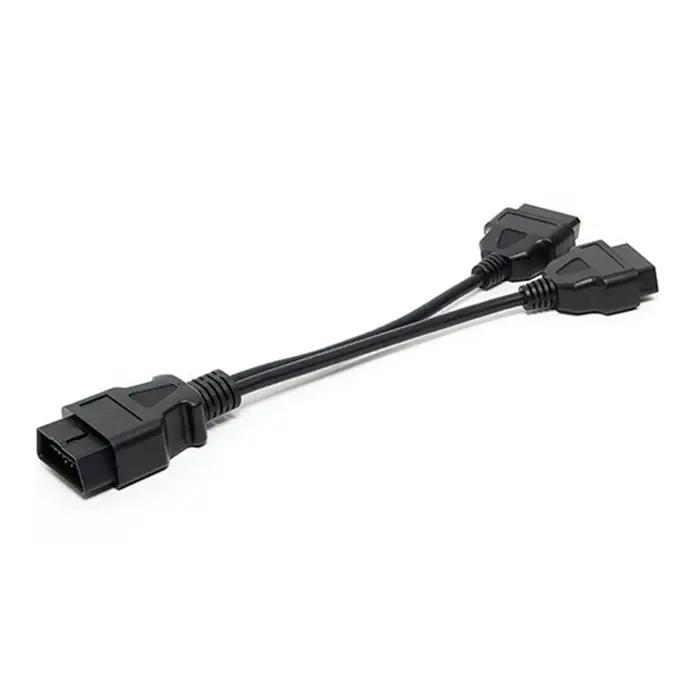 Câble d'extension OBD2, séparateur mâle à double femelle de 30CM, adaptateur de câble de diagnostic