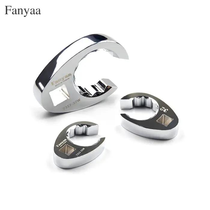 Fanyaa – outil de serrage à écrou évasé, tête de clé à tube à extrémité ouverte prune 1/2 pouces 20-