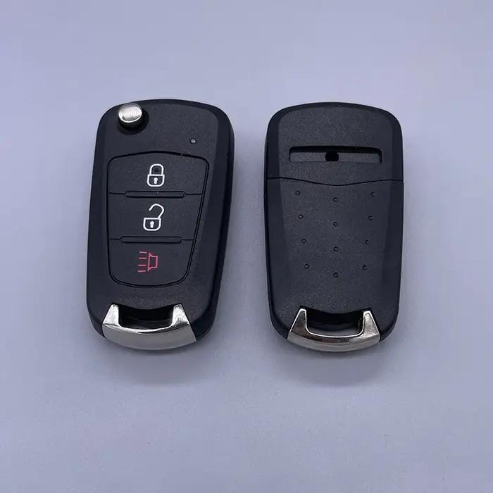 Coque de clé à distance de voiture à 3 boutons, pour GREAT WALL WINGLE STEED 5 6 HAVAL HOVER H5, cou